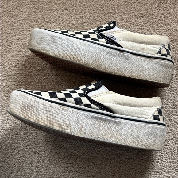 Vans | Checkered Platform Slip Ons - Picture 8 of 11